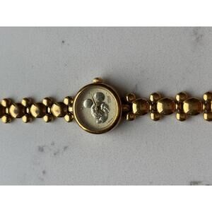 Lorus Gold Tone Mickey Mouse Women's Watch